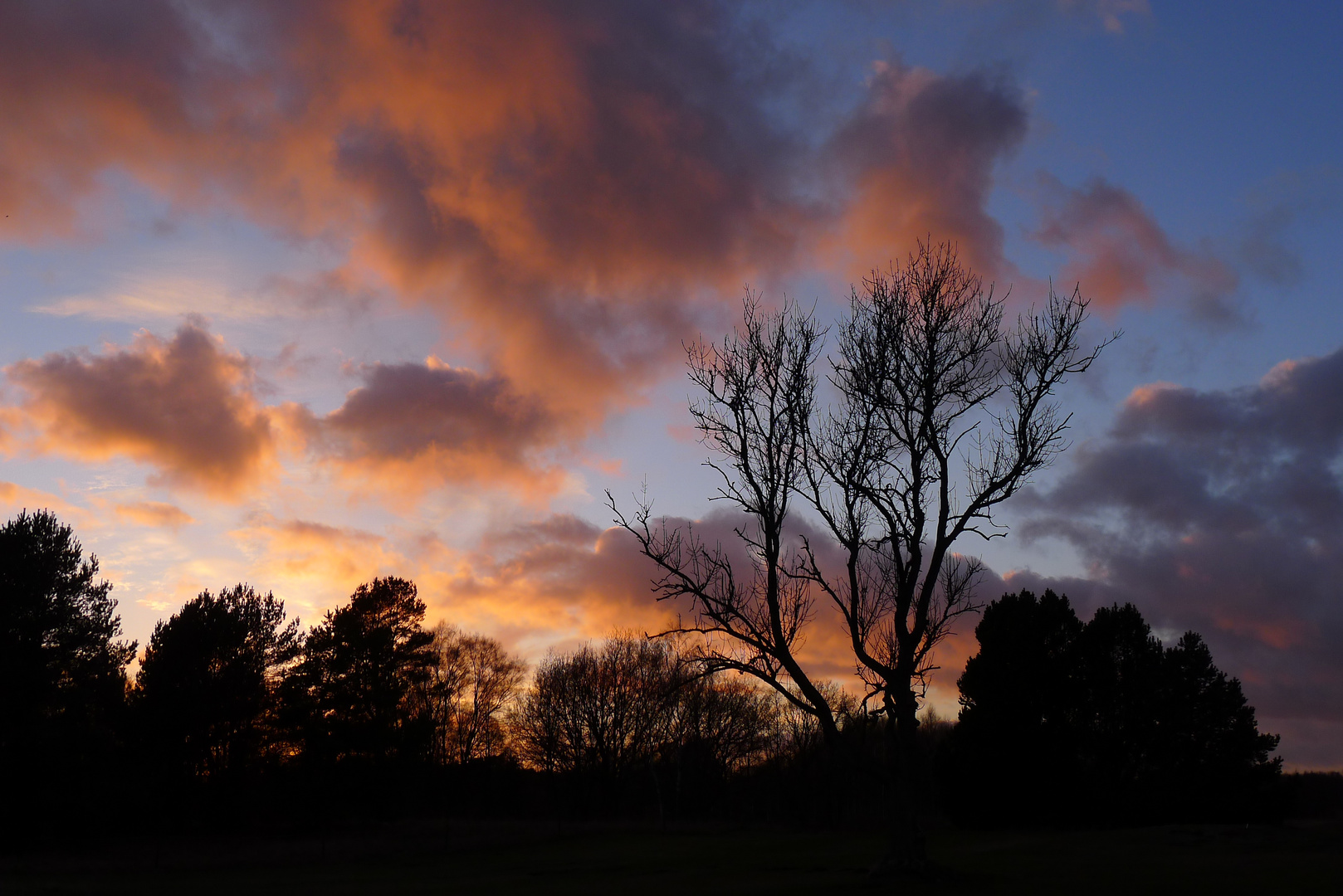 Schöner Abendhimmel