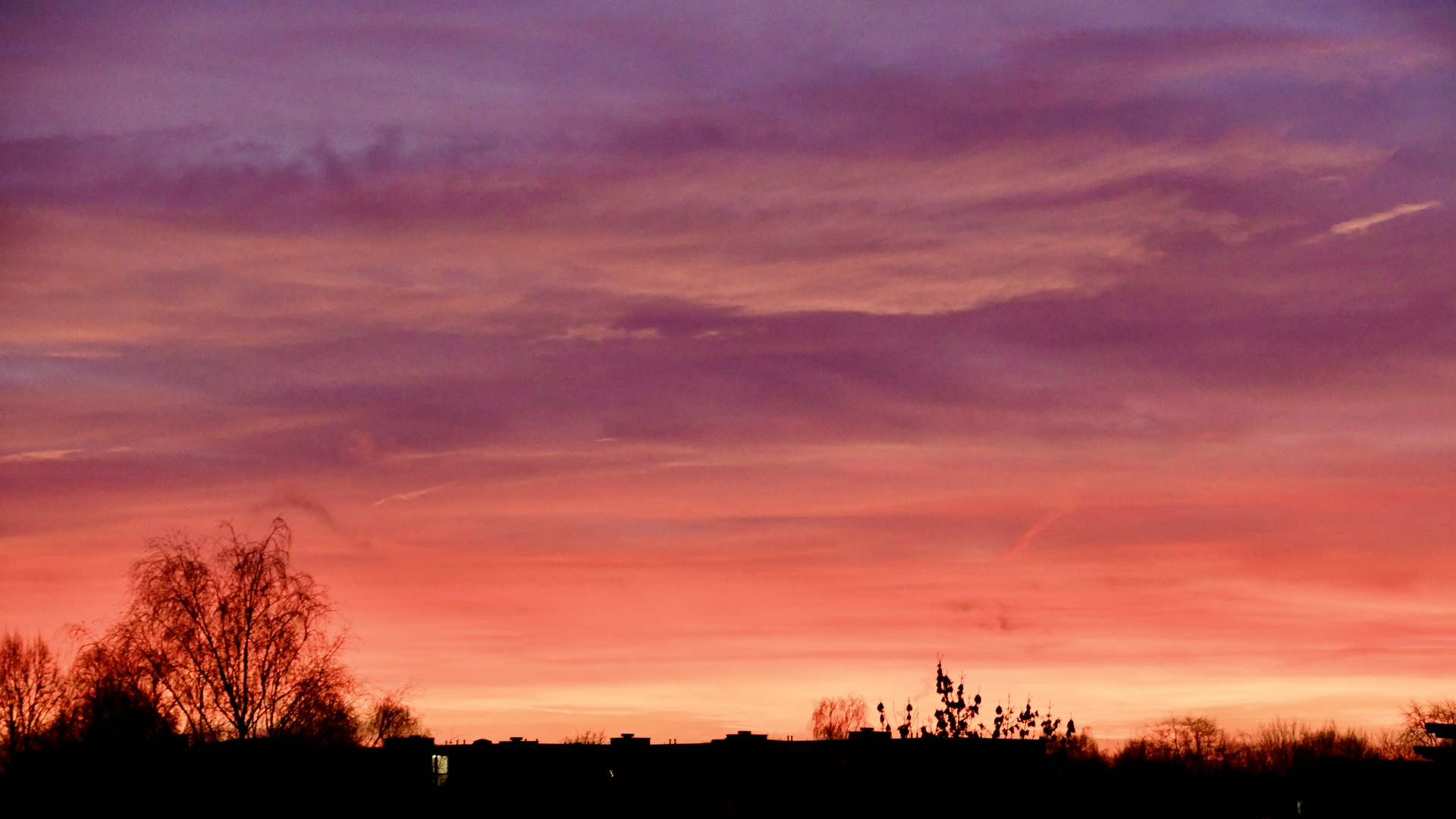 Schöner Abendhimmel