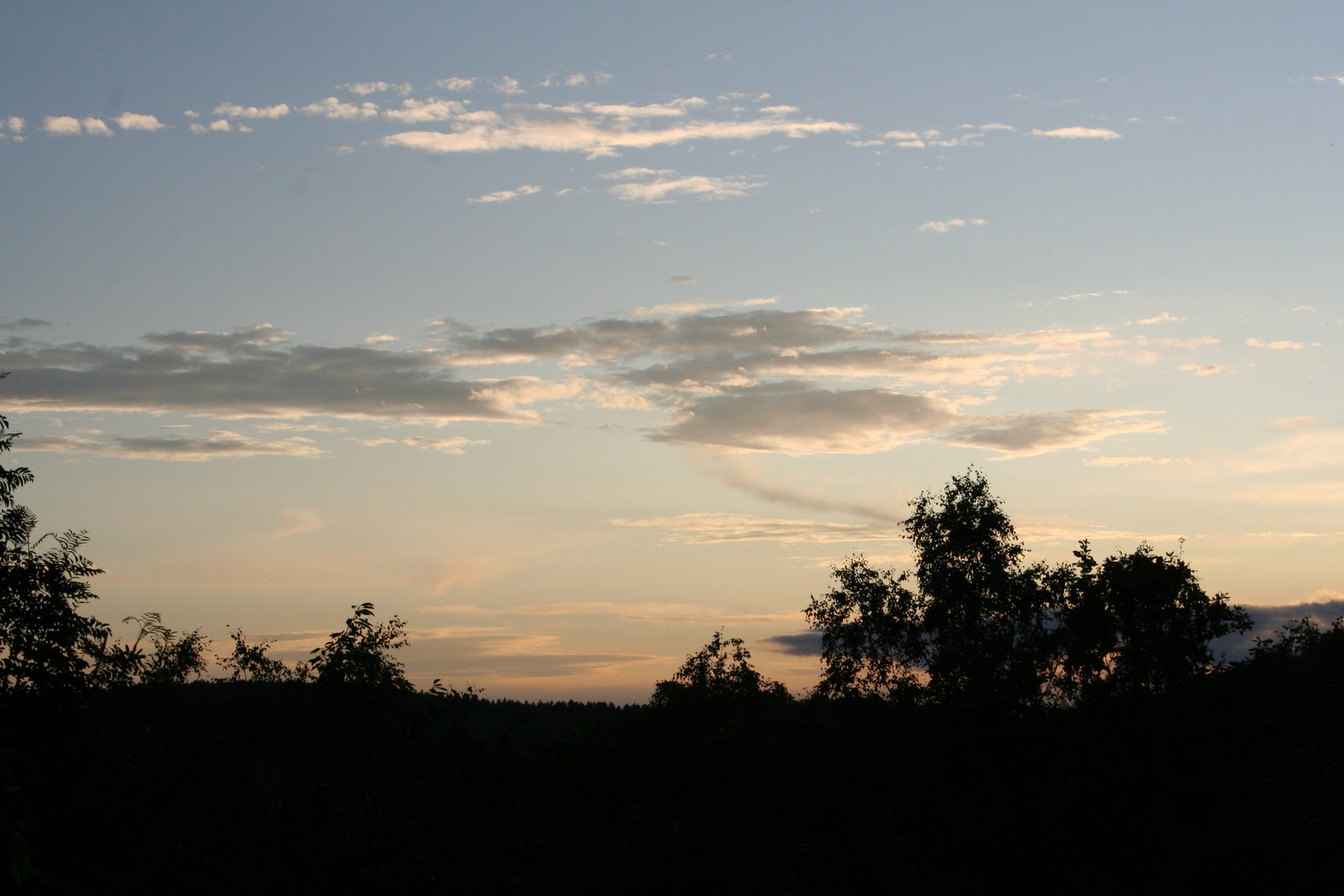 Schöner Abendhimmel