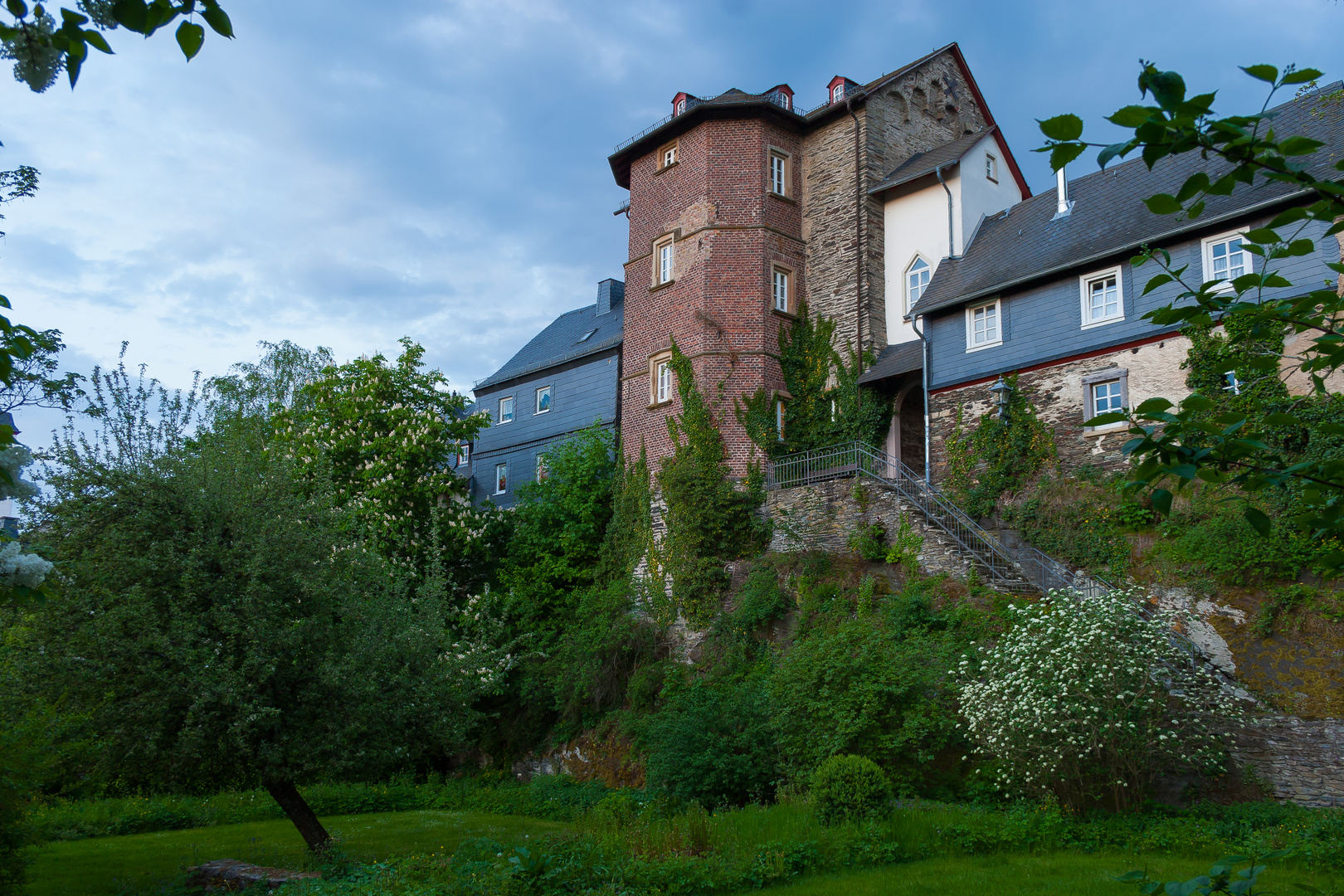 schöner abgelegener Garten