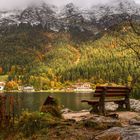 Schöner Ausblick auf den Hintersee bei Ramsau