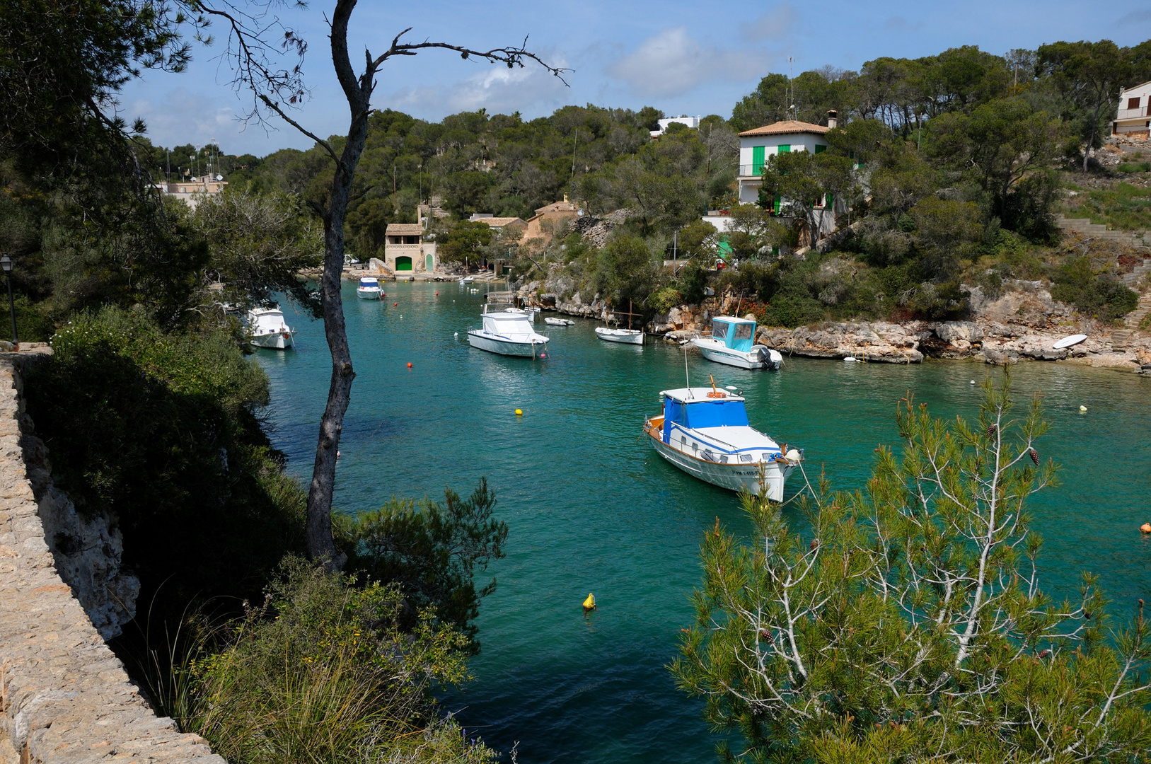 Schöner Ausblick in die Cala...