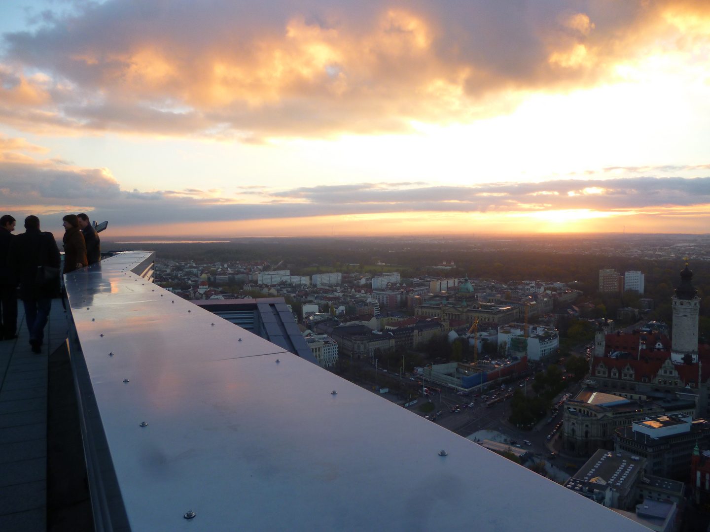 Schöner Ausblick über Leipzsch