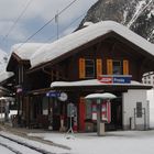 Schöner Bahnhof in Preda