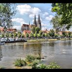 Schöner Blick auf den Regensburger Dom