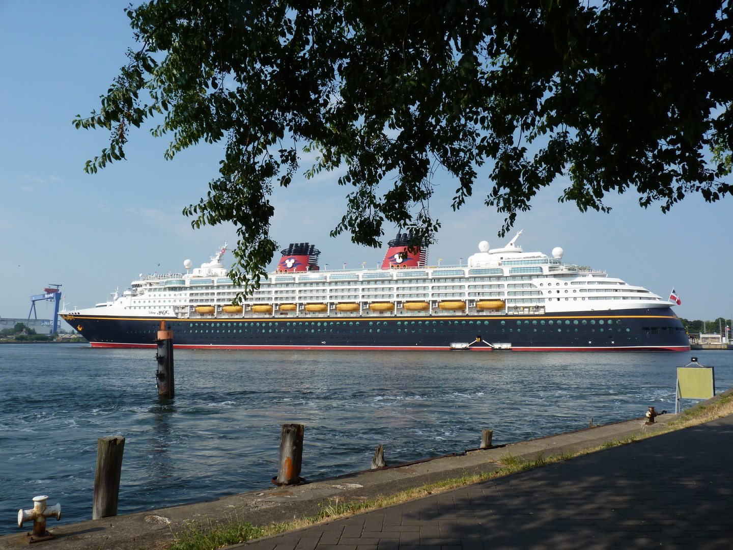 SCHÖNER BLICK AUF DIE DISNEY MAGIC