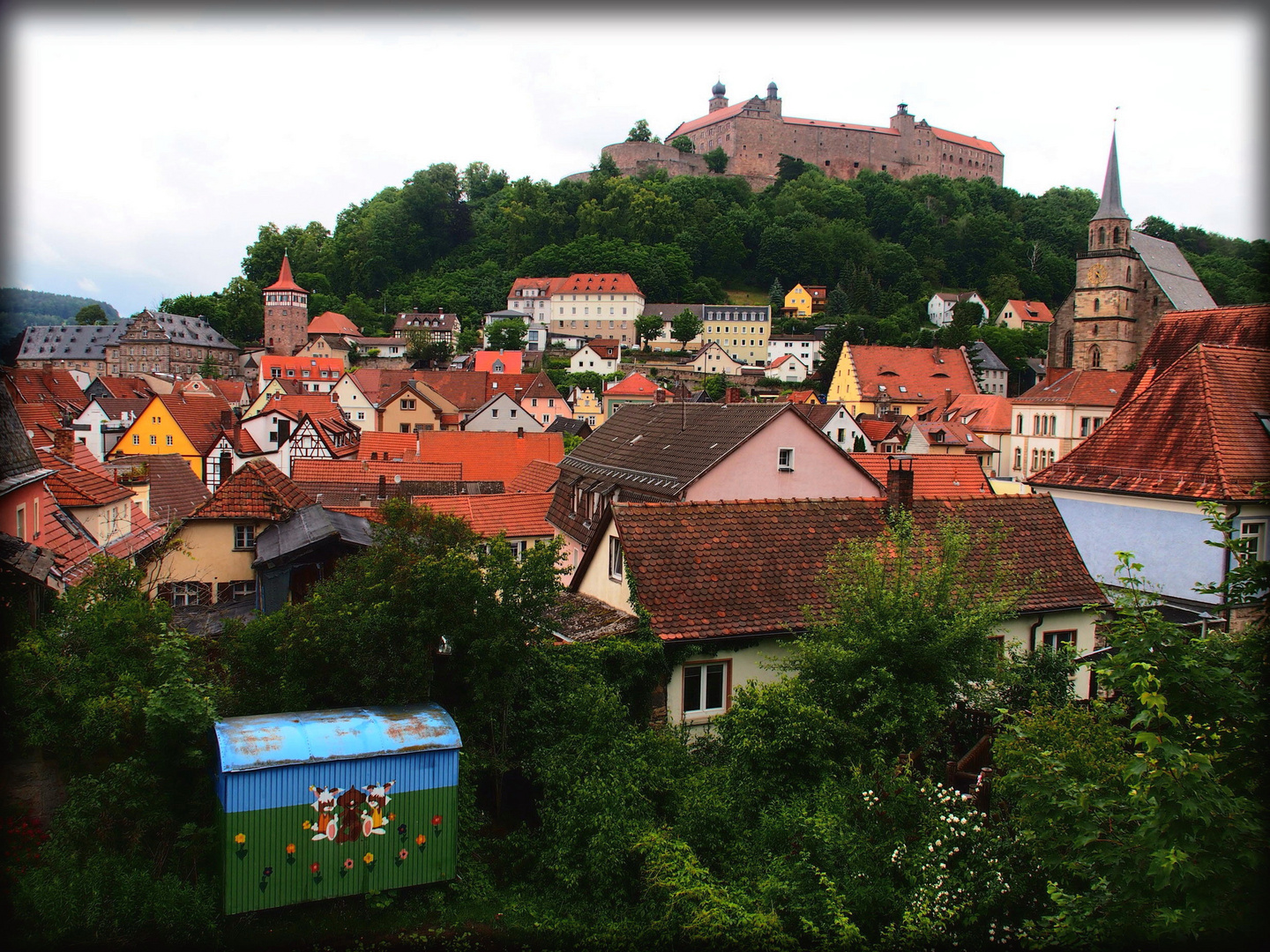 Schöner Blick auf Kulmbach