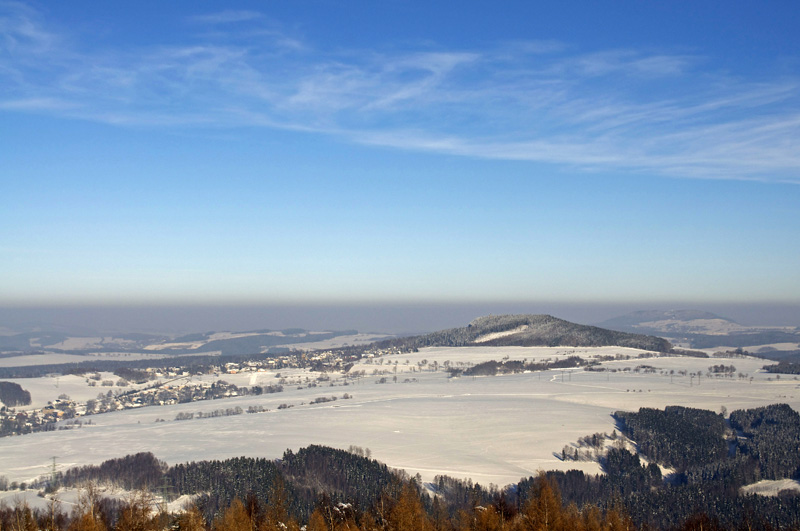 Schöner Blick auf Scheibenberg