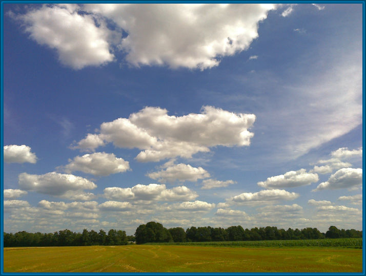 Schöner Blick in die Landschaft