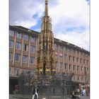 Schöner Brunnen in Nürnberg