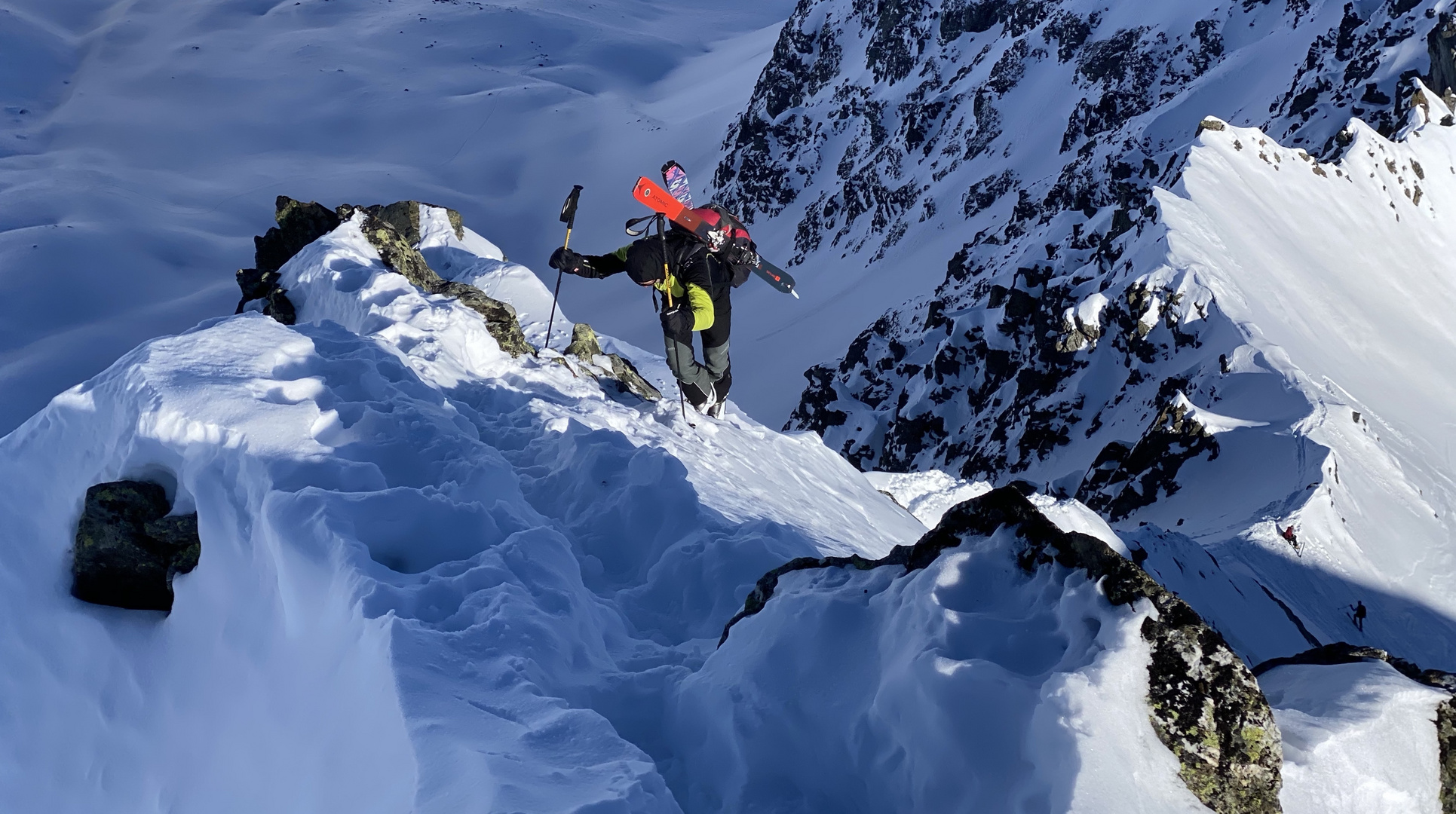 Schöner Grat zum Tonigenkogel 3011m