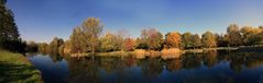 Schöner Herbsttag am Heimatsee