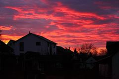 Schöner Himmel über Bissingen