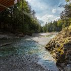 Schöner Sommertag am Fluss