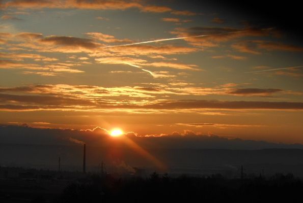 Schöner Sonnenaufgang