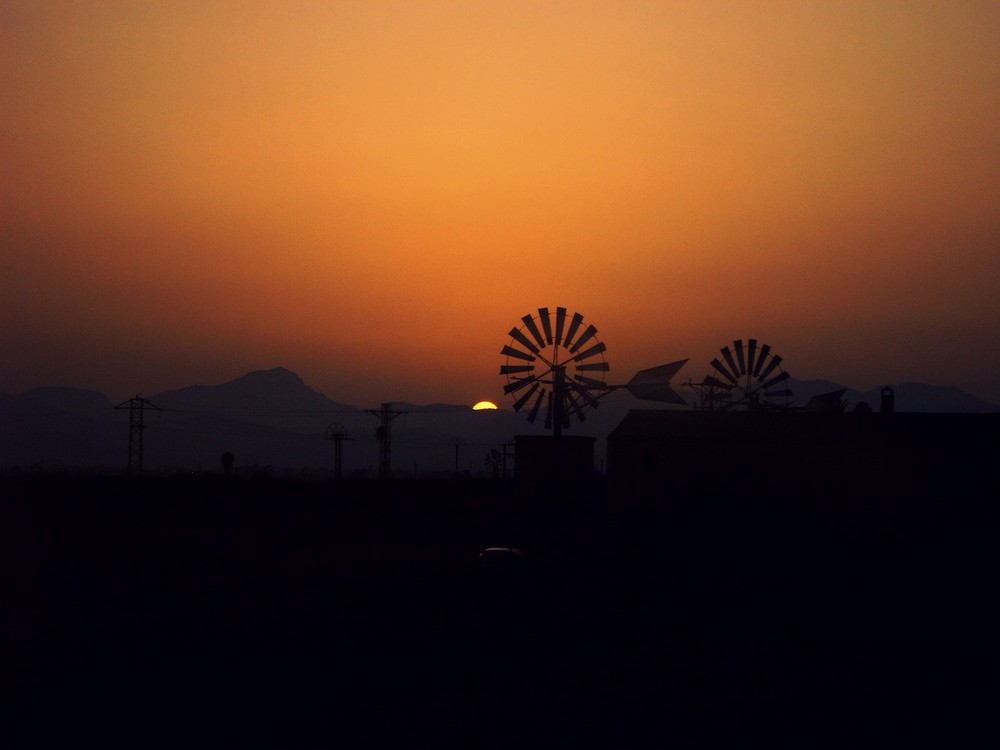 Schöner Sonnenuntergang.