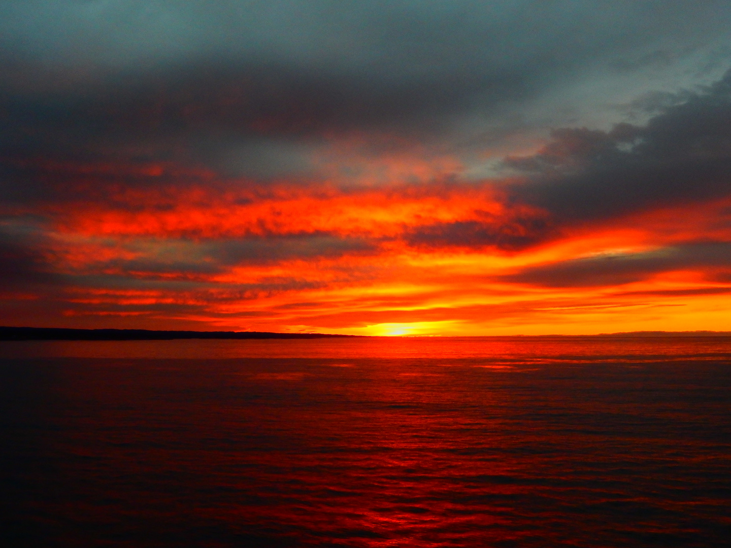 Schöner Sonnenuntergang