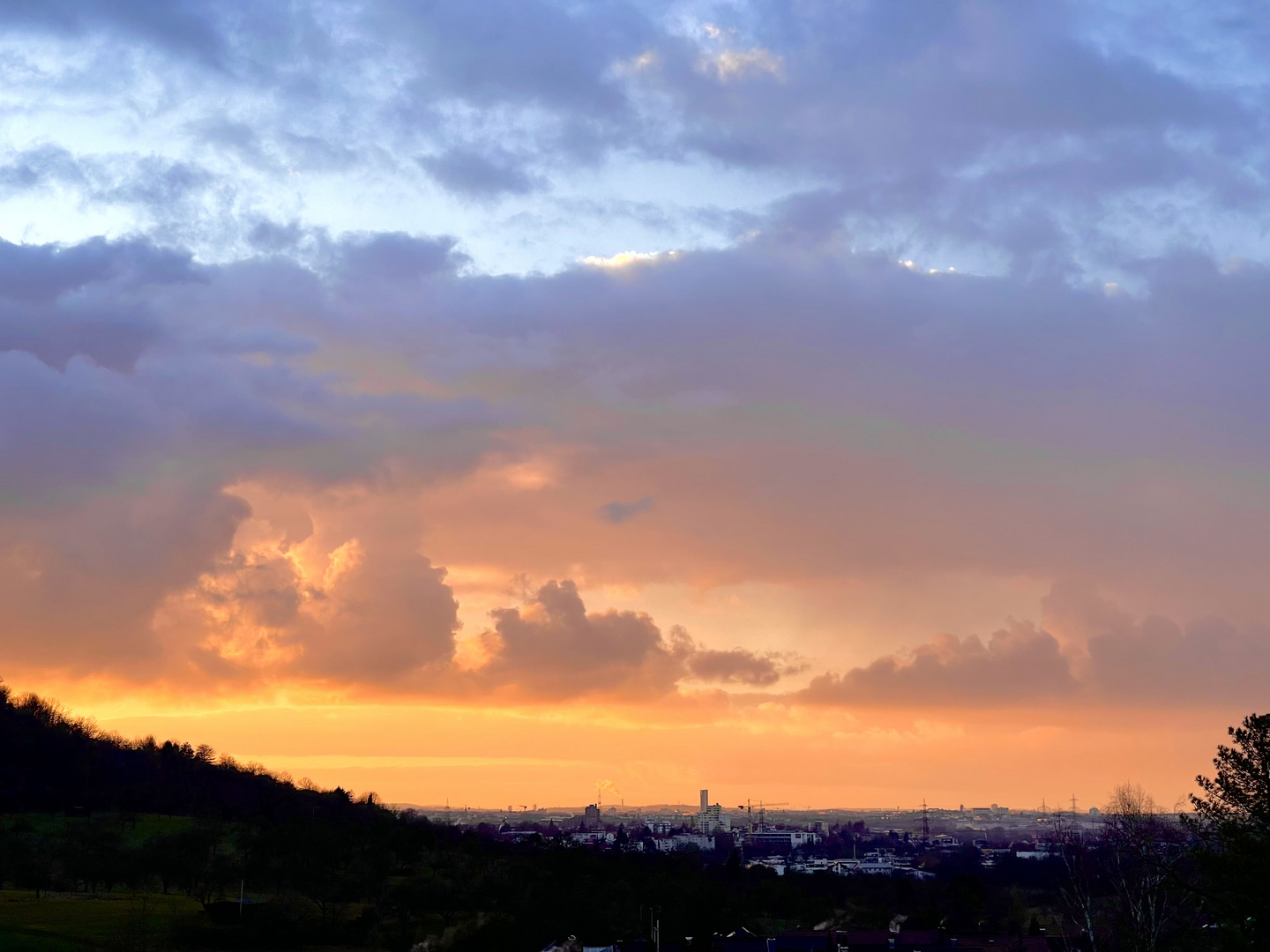 Schöner Sonnenuntergang 