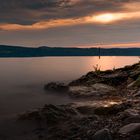 Schöner Sonnenuntergang am Bodensee bei Überlingen