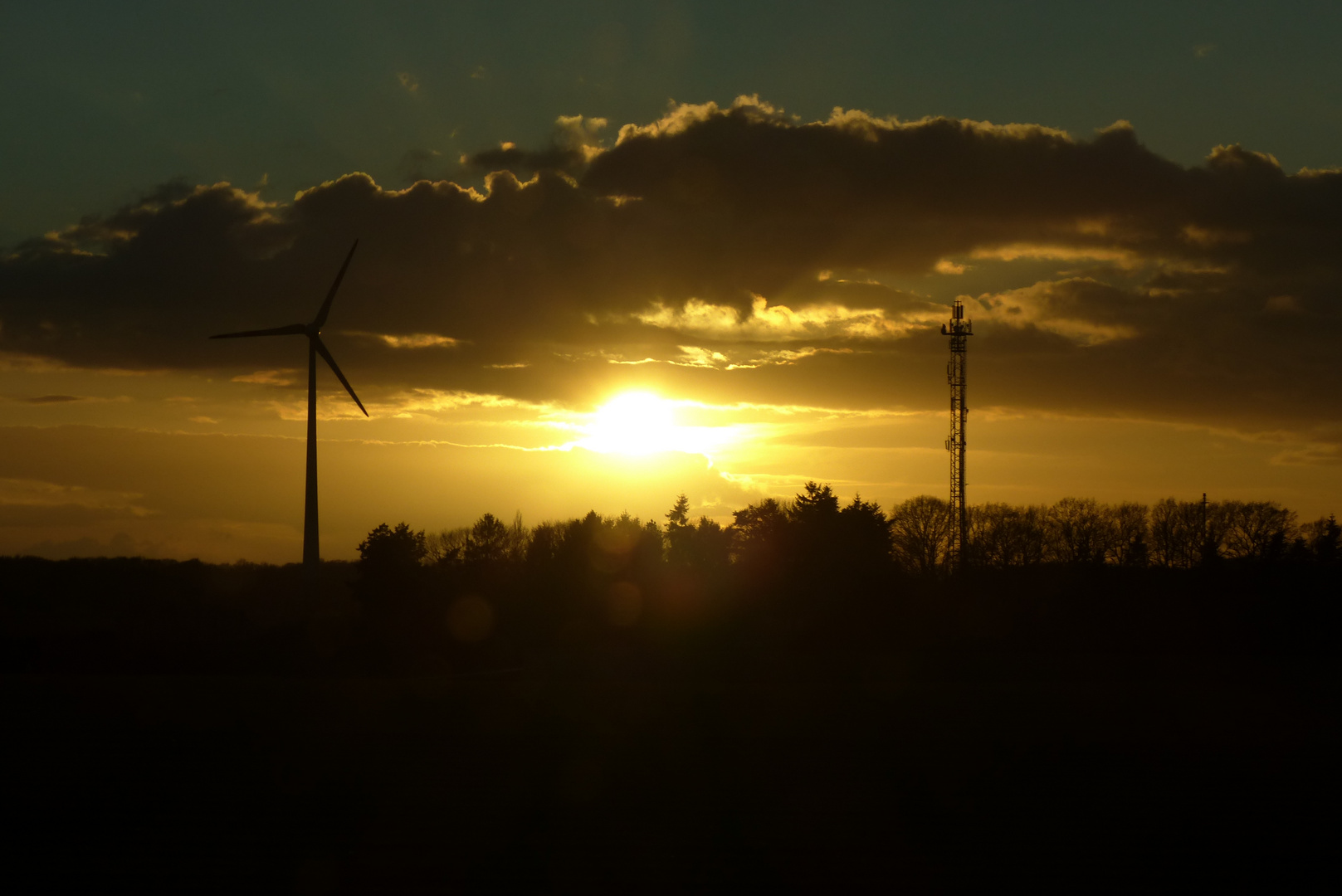 Schöner Sonnenuntergang