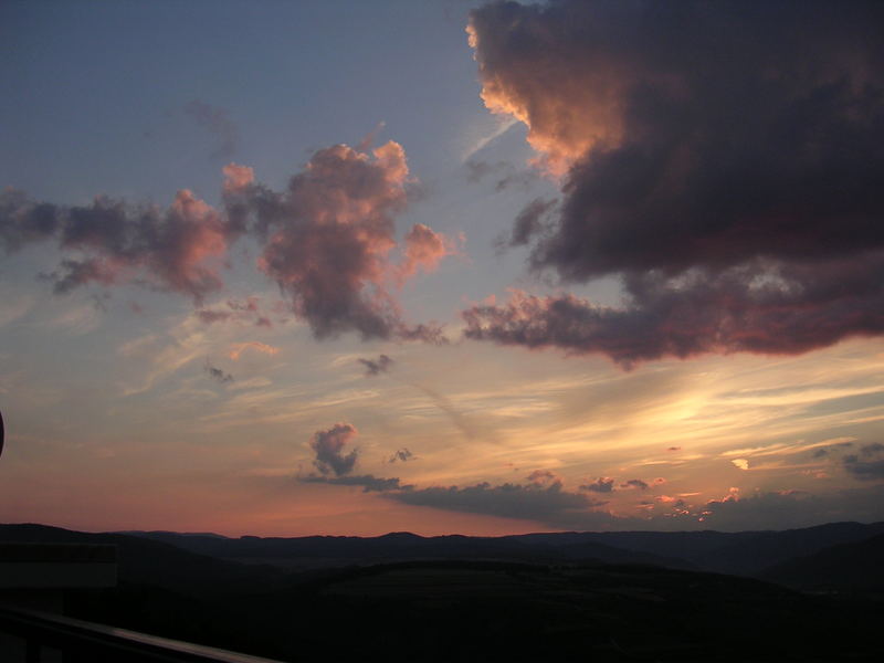 Schöner Sonnenuntergang ...