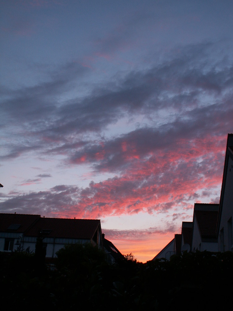 Schöner Sonnenuntergang...