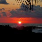 Schöner Sonnenuntergang in Porto Rico