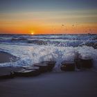 Schöner Sonnenuntergang kühlungsborn Ostsee 