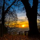 Schöner Sonnenuntergang über Amberg