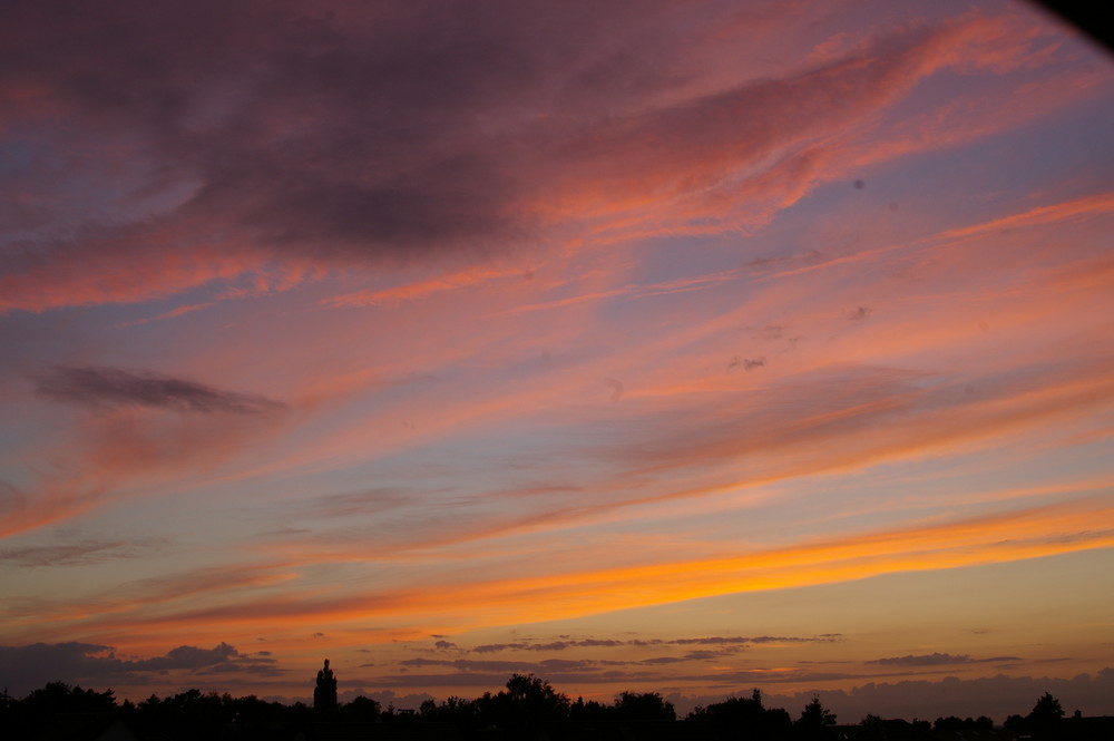 Schöner Sonne/Wolken Mix