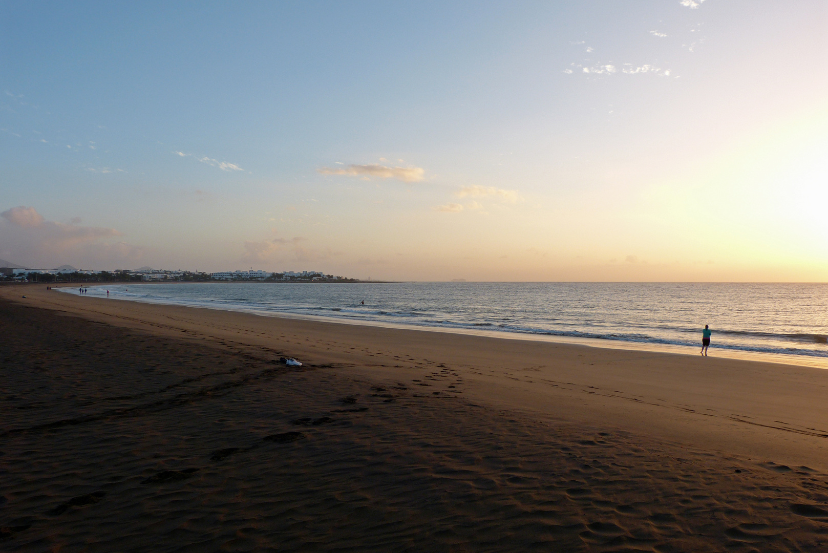 schöner Strand auf Lanzarote