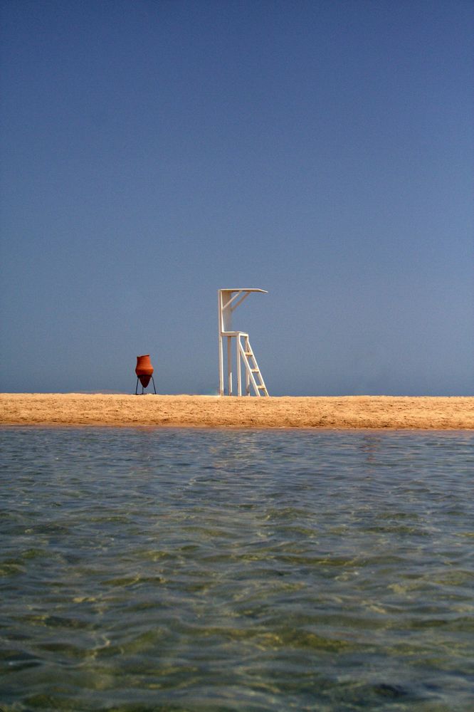 Schöner Strand in Hurghada am Roten Meer