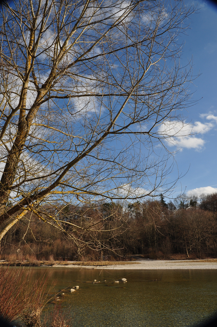 schöner Tag an der Isar