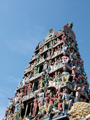 Schöner Tempel in Singapur