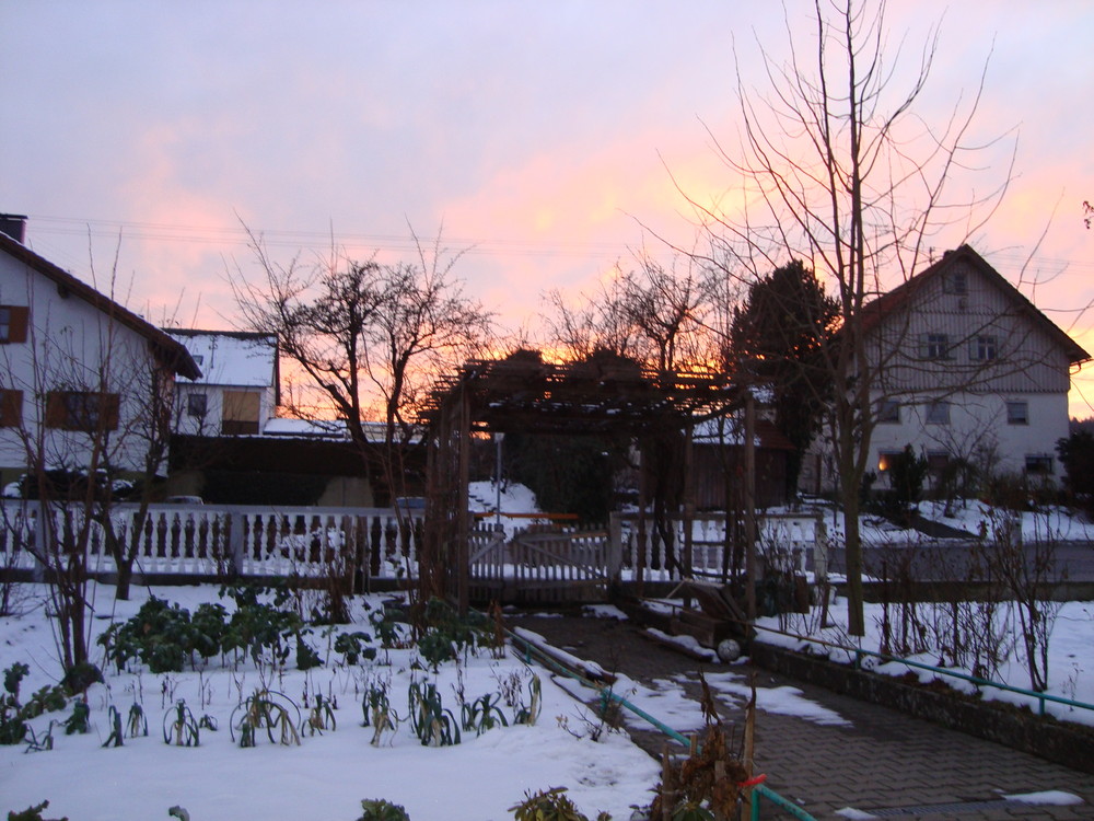 Schöner Winterabend