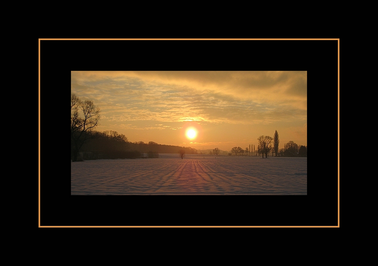 Schöner Wintermorgen