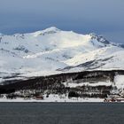 schöner Wintertag bei Tromsø