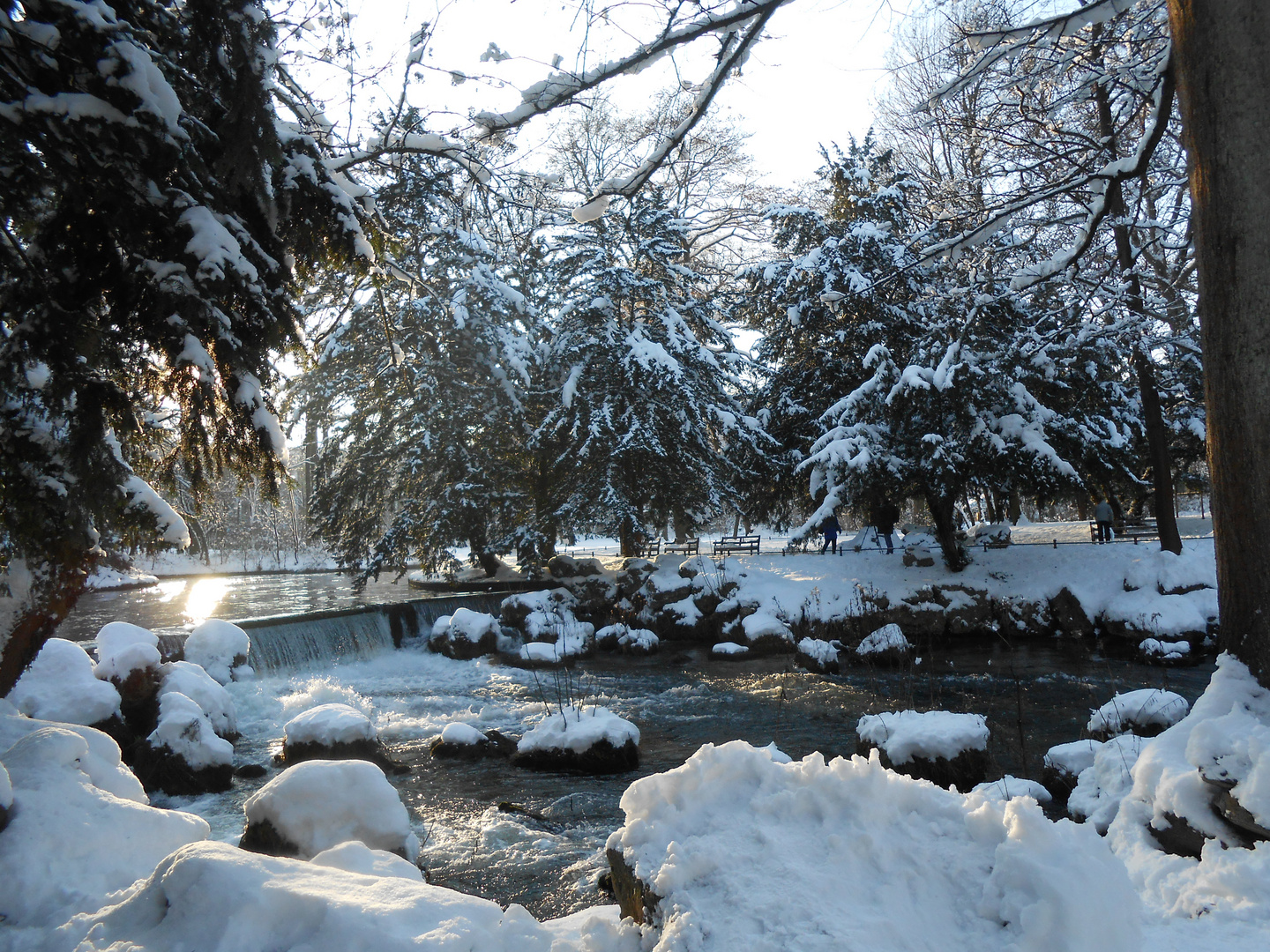 Schöner Wintertag im Februar