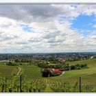 Schöner Wolkenhimmel mit Blick auf Heilbronn