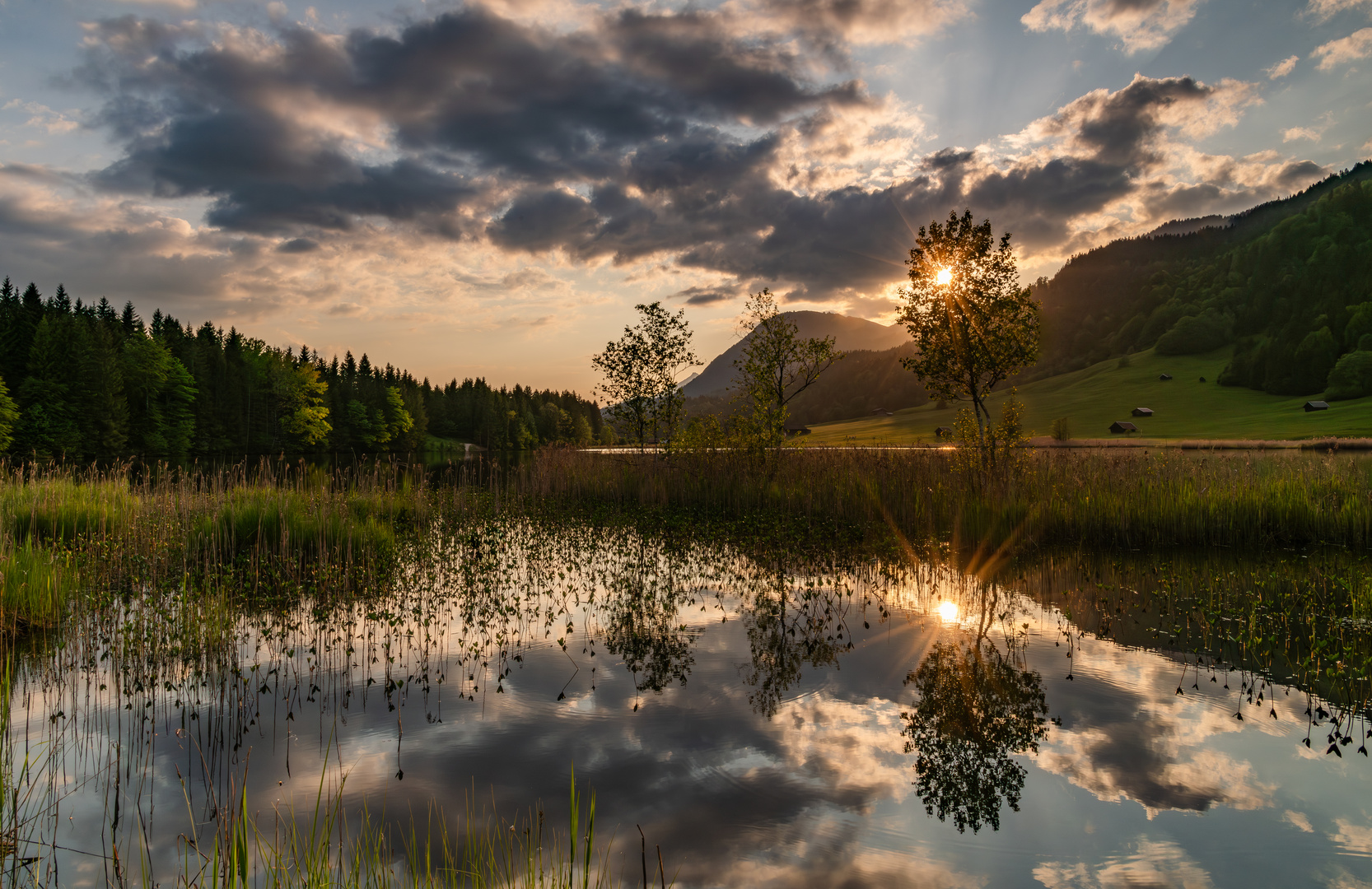 Schönes Abendlicht