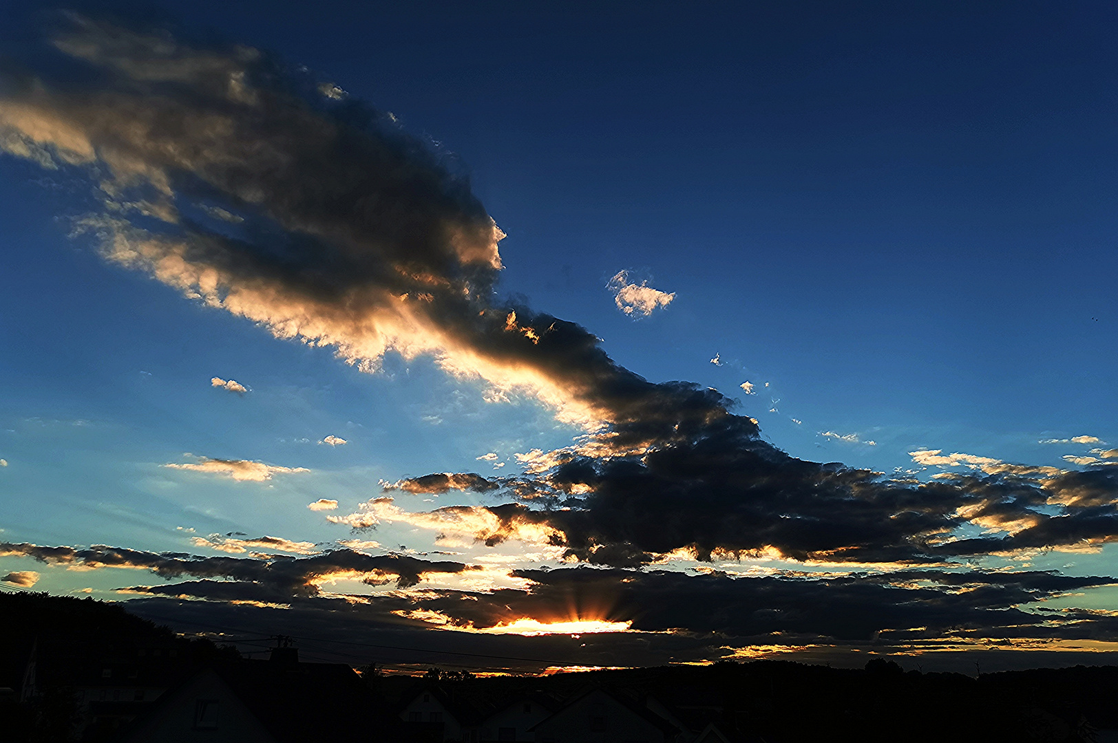 Schönes Abendpanorama