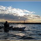 Schönes Amerika: Angler auf Block Island