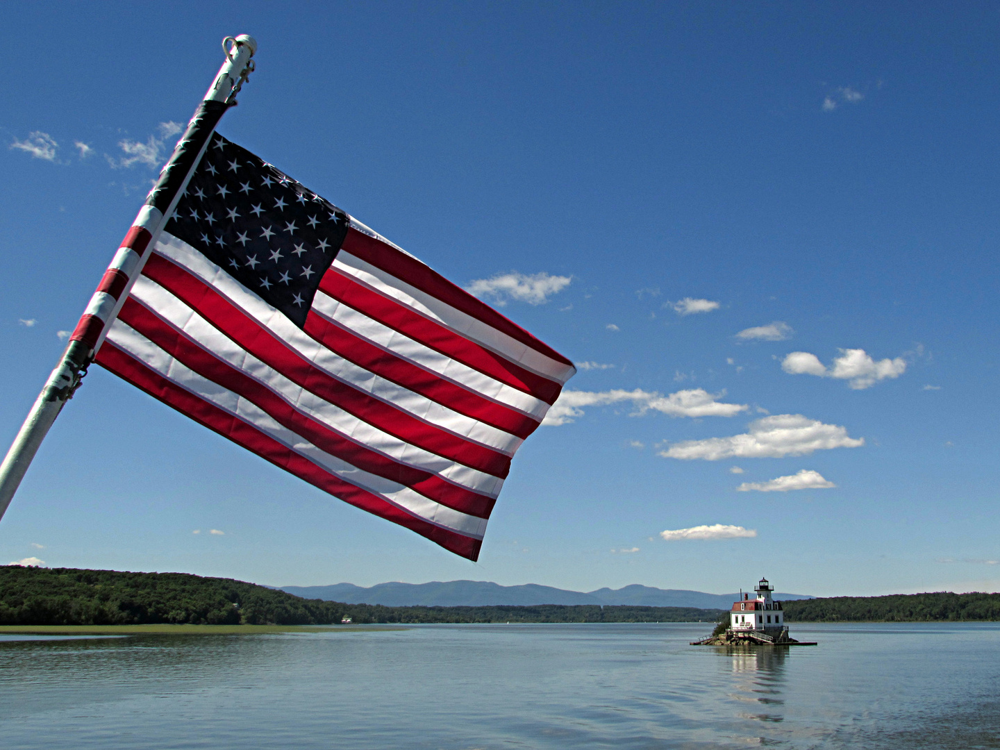 Schönes Amerika: Hudson River