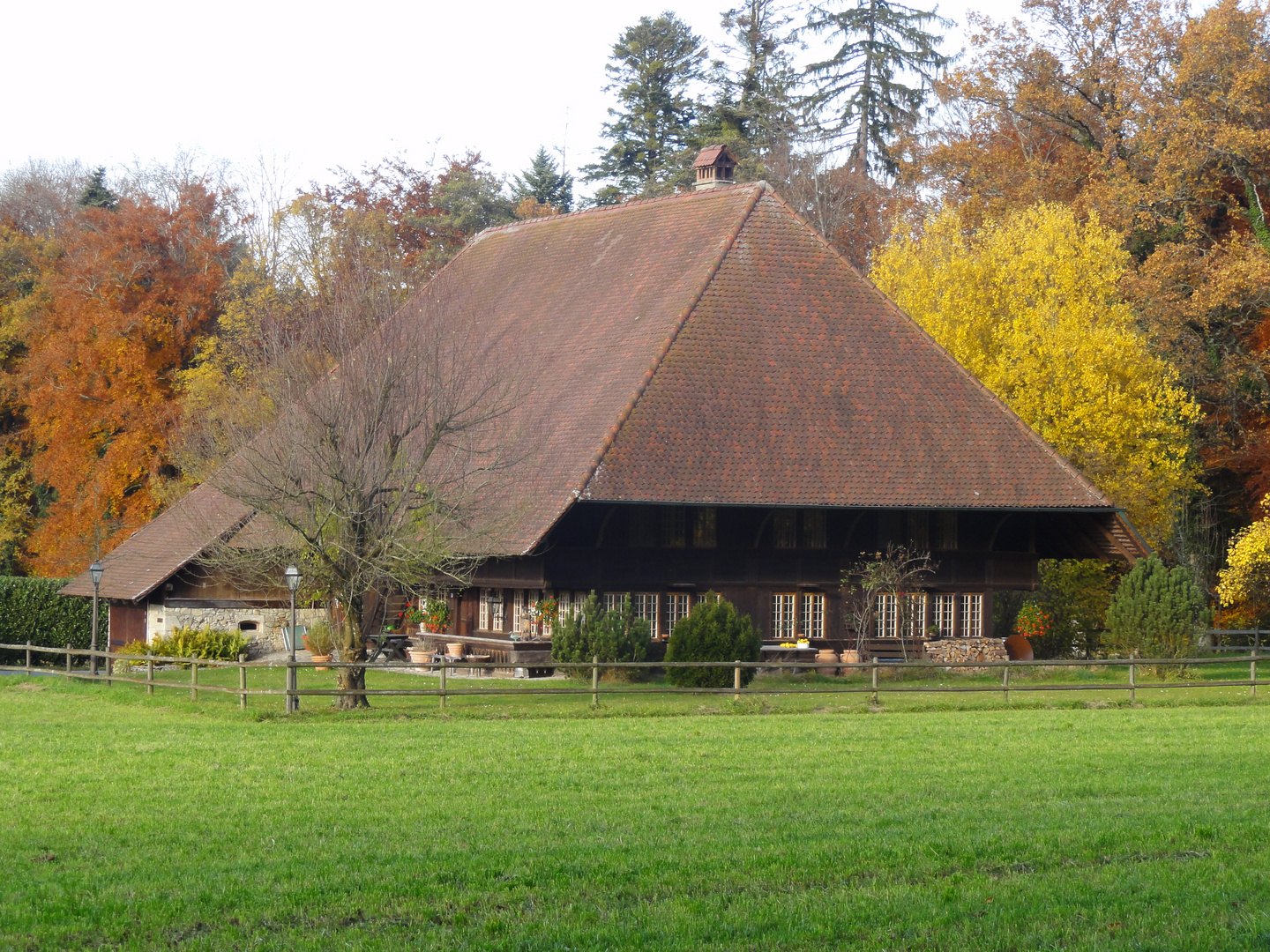 Schönes Bauernhaus im Seeland