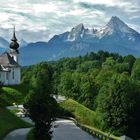 Schönes Berchtesgadener Land: Maria Gern gegen Watzmann