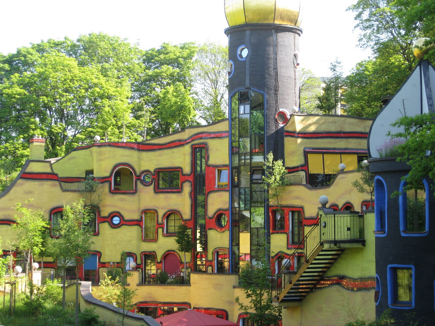 schönes buntes Haus