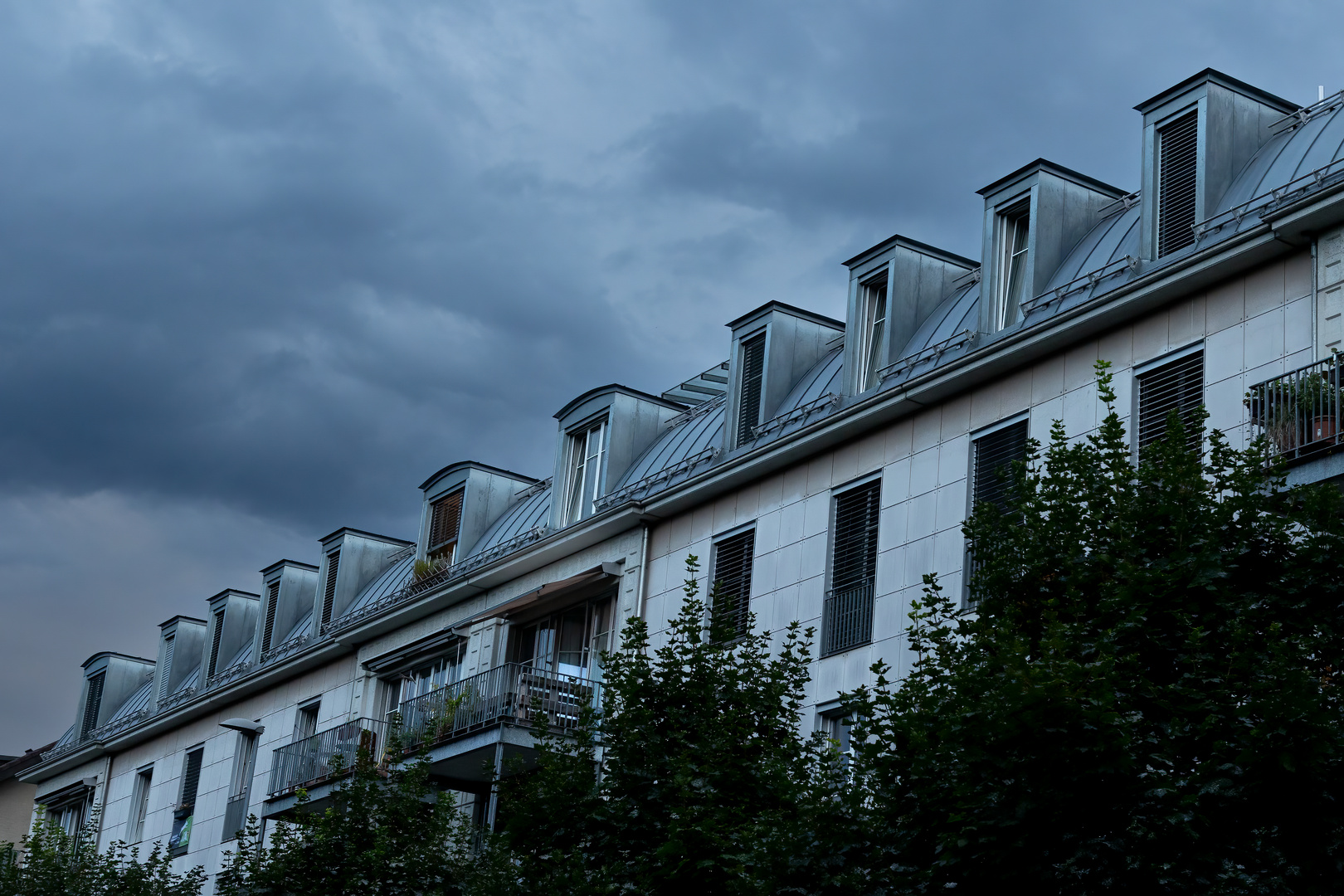 Schönes Dach mit Wiederholungen