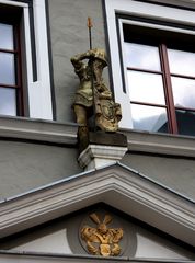 schönes Detail an einem Haus in Weimar