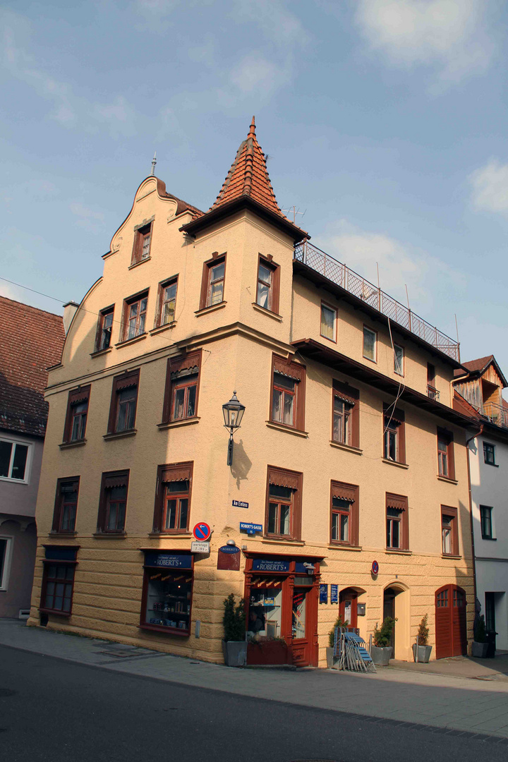 Schönes Fachwerkhaus in der Memminger Innenstadt