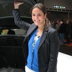 Schönes Girl auf CeBIT